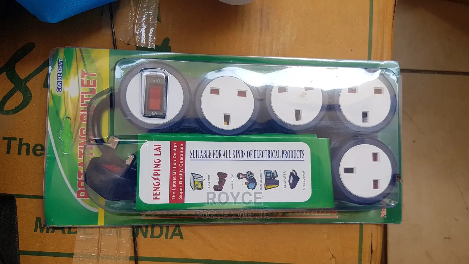Rotating Outlet 4-Way Extension