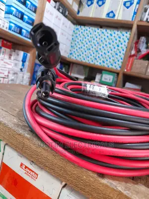 Black and Red Solar Pv Cables 6 Mm