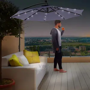 Patio Umbrella, Solar Led Patio Umbrella_ Patio Umbrella