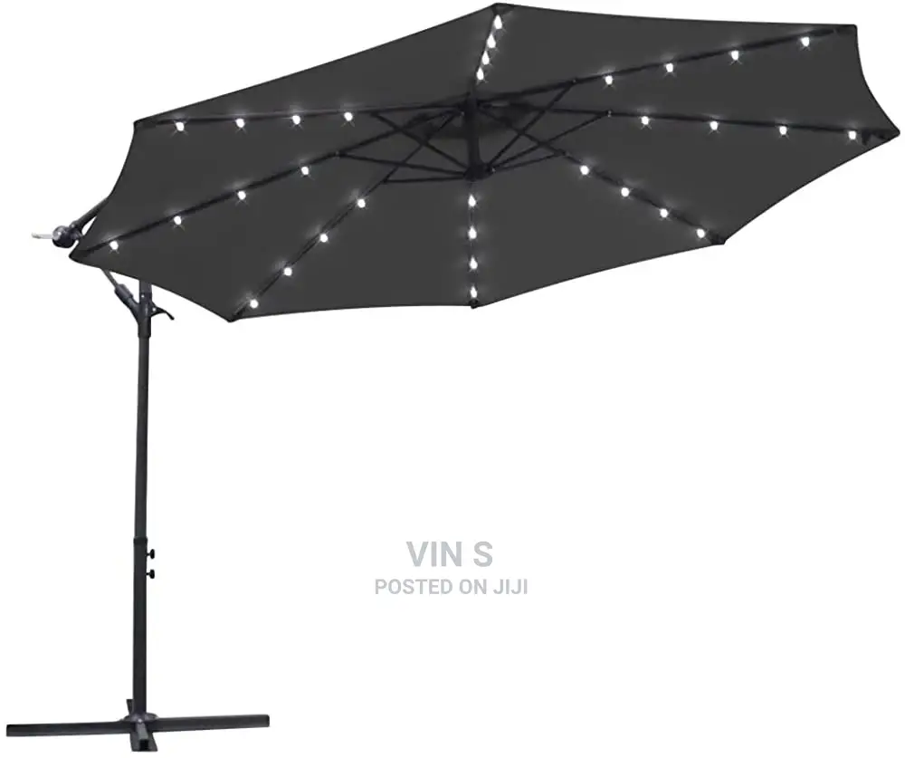 Banana Umbrella, Solar Led Banana Umbrella_ Banana Umbrella