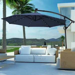 Banana Umbrellas, Solar Led Banana Umbrellas" Patio Umbrella