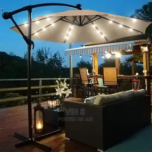 Banana Umbrella, Solar Led Banana Umbrella"