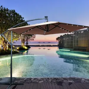 Patio Umbrella, Solar Led Patio Umbrella"