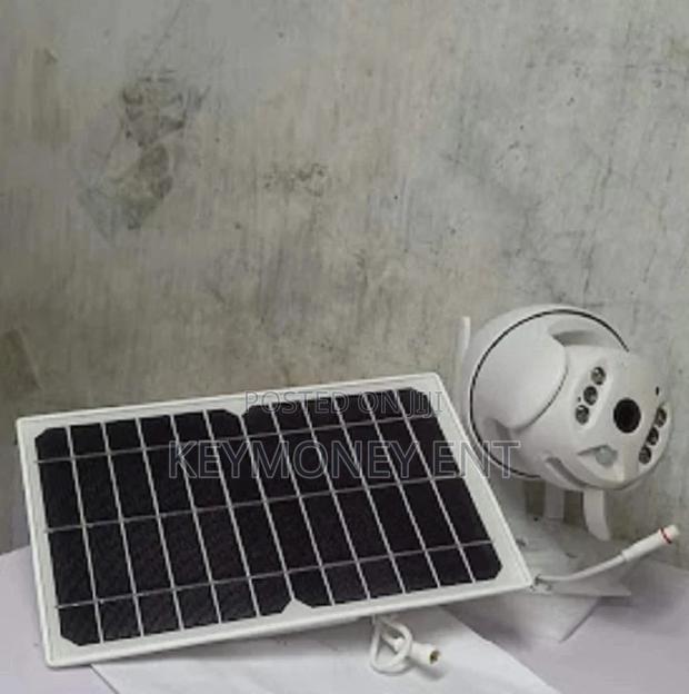 Solar PTZ With Alarm Camera Motion Detector