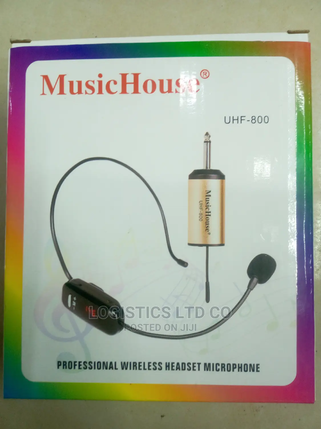 Professional Wireless Headset Microphone UHF-800