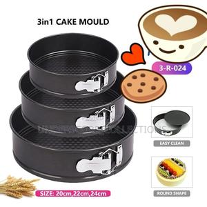 Three Pieces Round Cake Mould - thumbnail 2