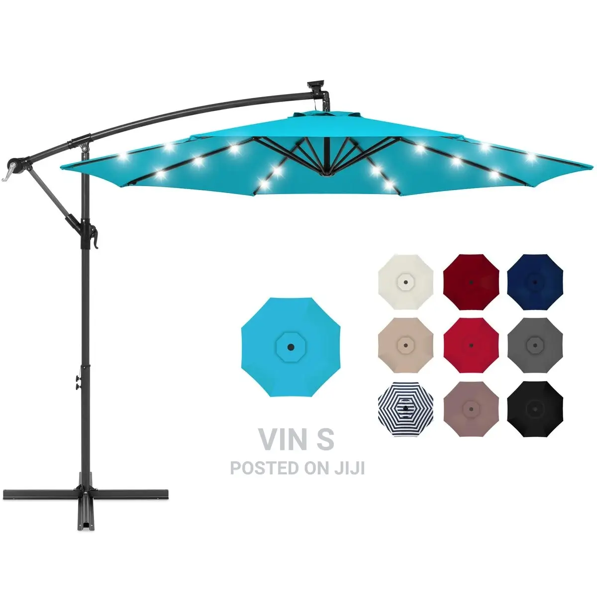 Umbrella Parasols* Solar Led Umbrella Parasols,