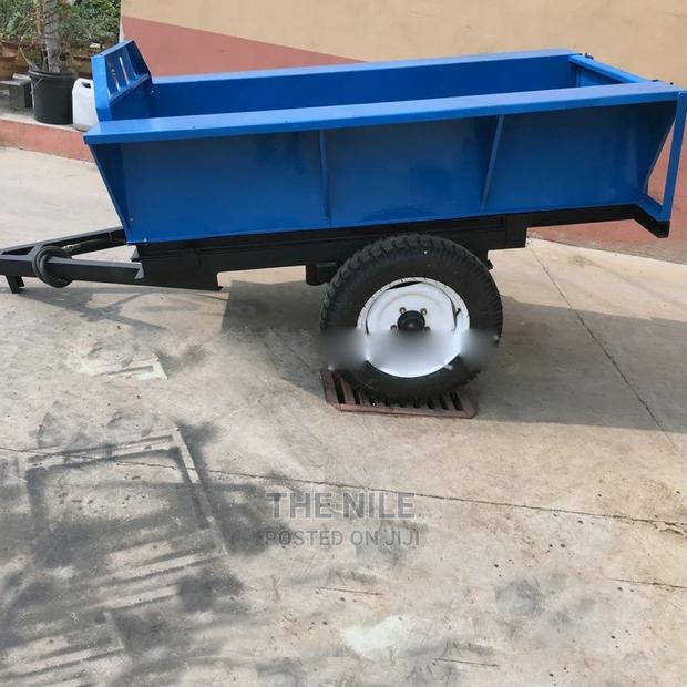 Unloading Trailer Wheel for Farm