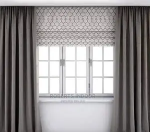 Grey Elegant House Curtains
