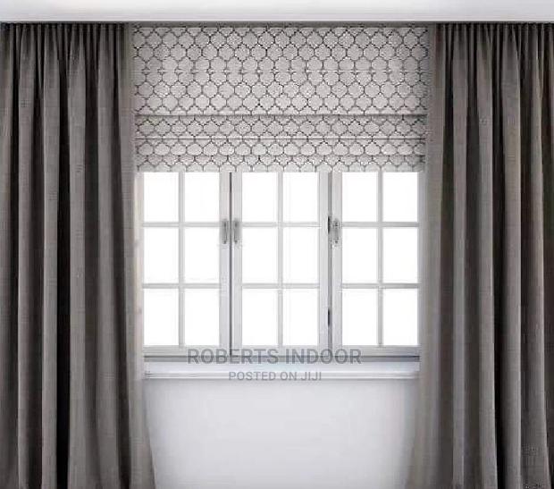 Grey Elegant House Curtains - main view