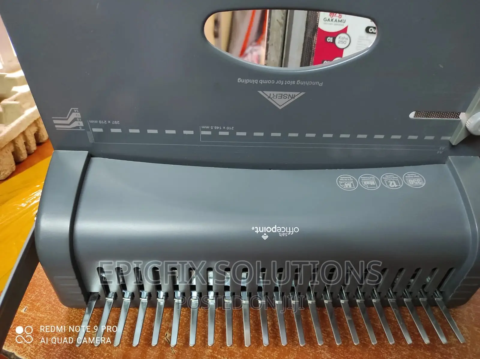 [] Comb Binding Machine A4 High Quality[]