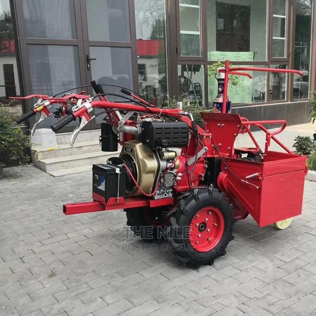 18hp Walking Corn Tractor Mounted Mini Harvester
