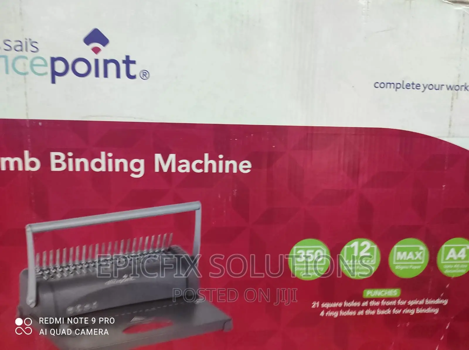 Comb Binding Machine A4//~
