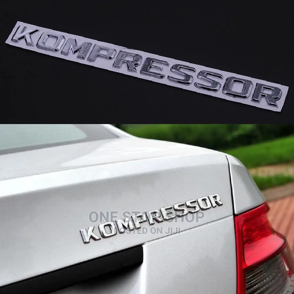 Mercedes Benz Kompressor Emblem Trunk Badge