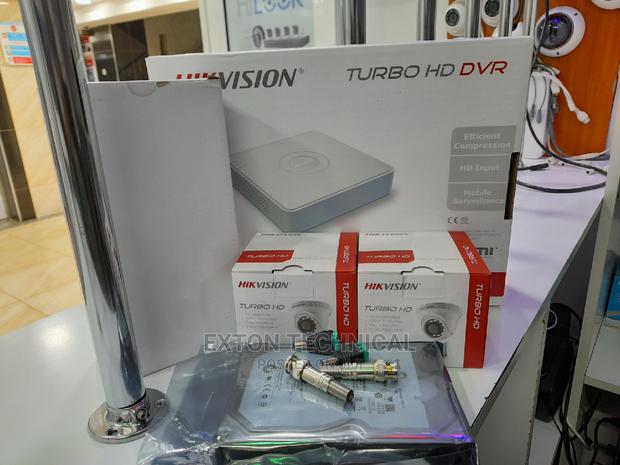 2 Camera Hikvision Cctv Full Kit - main view