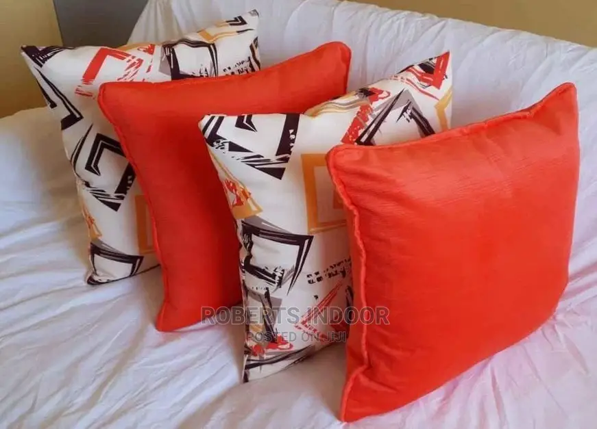 Orange Elegant Throw Pillow