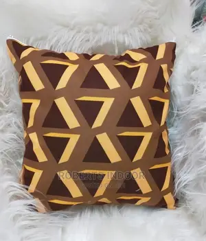 Brown Elegant Throw Pillow