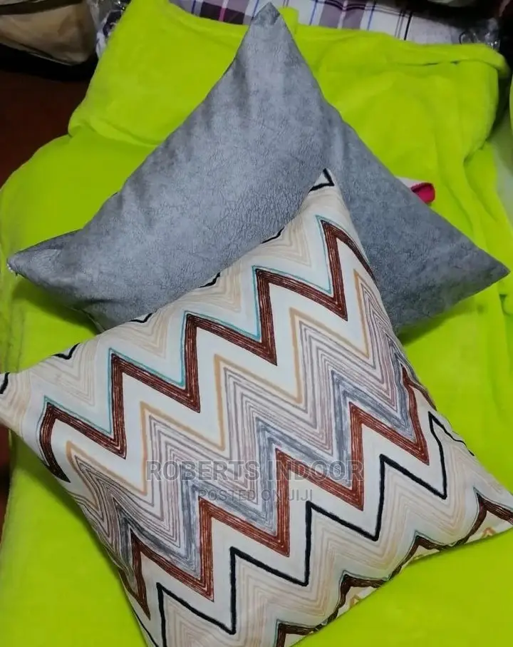 Brown and Grey Elegant Throw Pillow