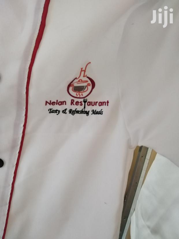 Chef Jackets (White With Red Pipping) - thumbnail 3
