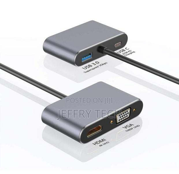USB Type C Hub Type-C to HDMI 4K VGA Adapter