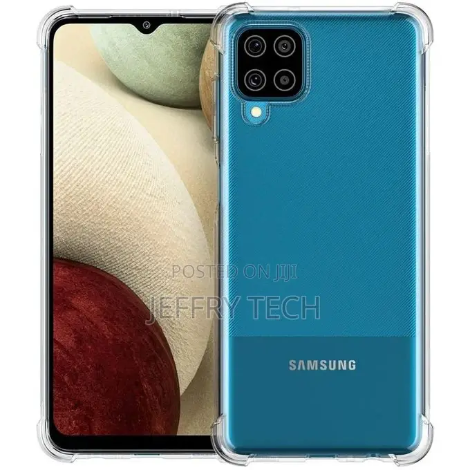 Galaxy A12 5G Case, Transparent Soft TPU Reinforced Corners
