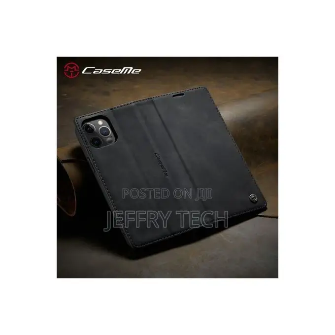 Leather Flip Case for iPhone 11 With Pockets