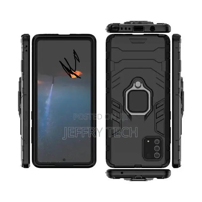 Rugged Cover Case for Samsung Note 10 Lite Black