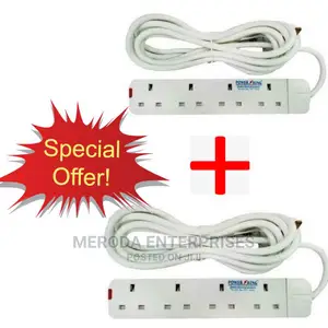 Power King Double Extensions 4 Way White
