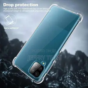 Galaxy A12 5G Case, Transparent Soft TPU Reinforced Corners