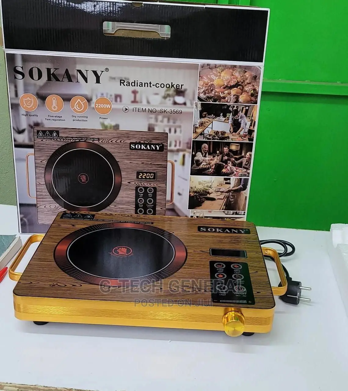 Sokany Energy Saving INFRARED INDUCTION Cooker Cooker-Single