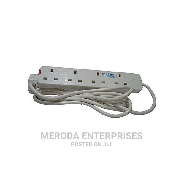 Power King 4-Way Extension Cable - White