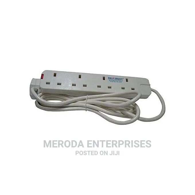 Power King 4-Way Extension Cable - White