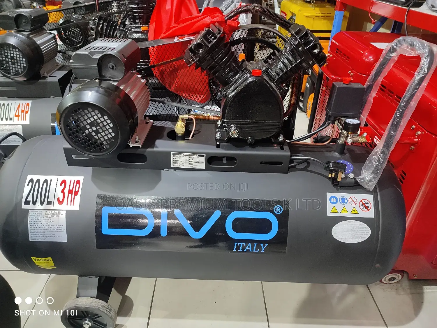 Air Compressors 200 Ltr 2 Piston Italy