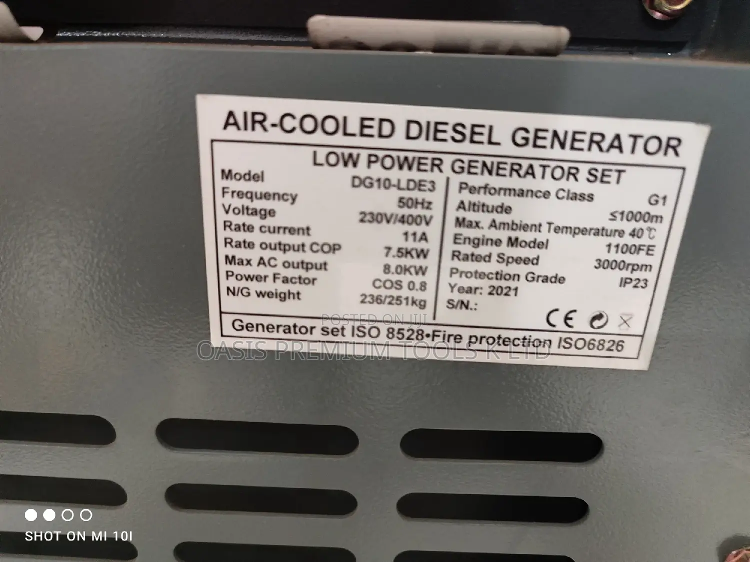Generator Diesel Silent 10 Kva Germany