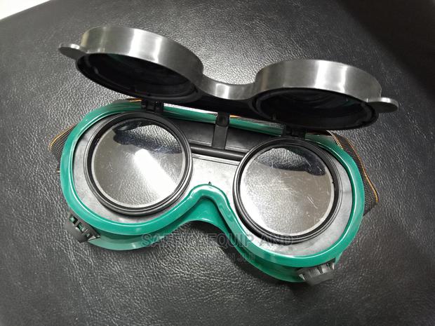 Flip Front Safety Goggles for Eye Protection While Welding - main view