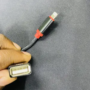 iPhone Lightning to USB OTG Cable for Camera