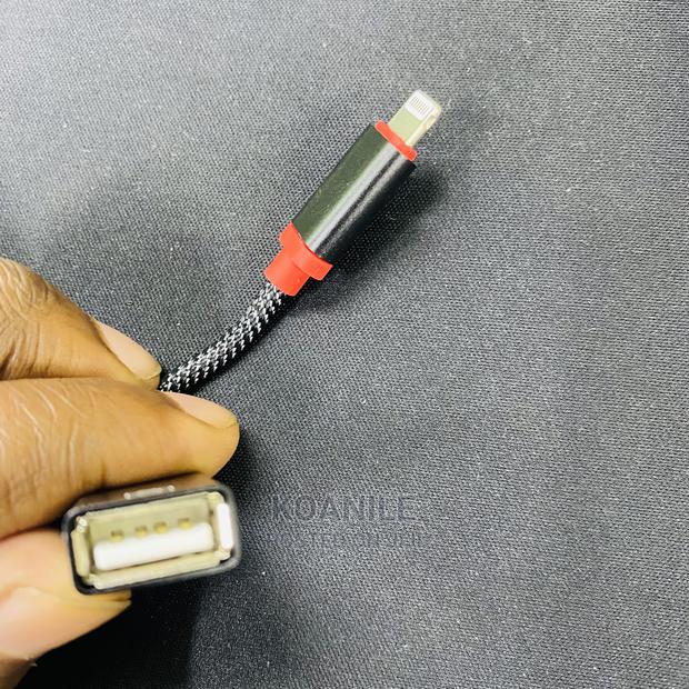 iPhone Lightning to USB OTG Cable for Camera