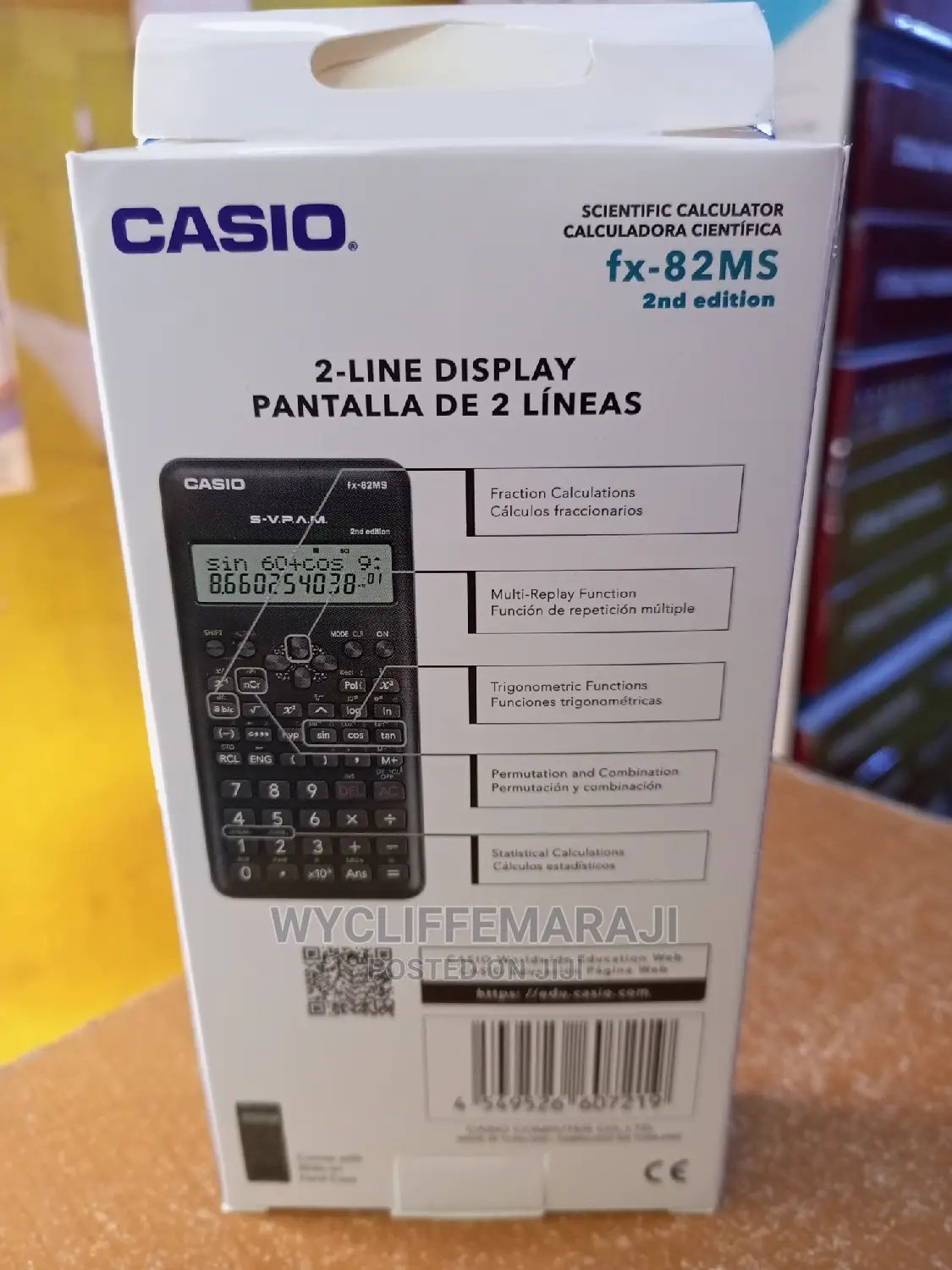 Casio Fx 82 Ms Scientific Calculator Second Edition