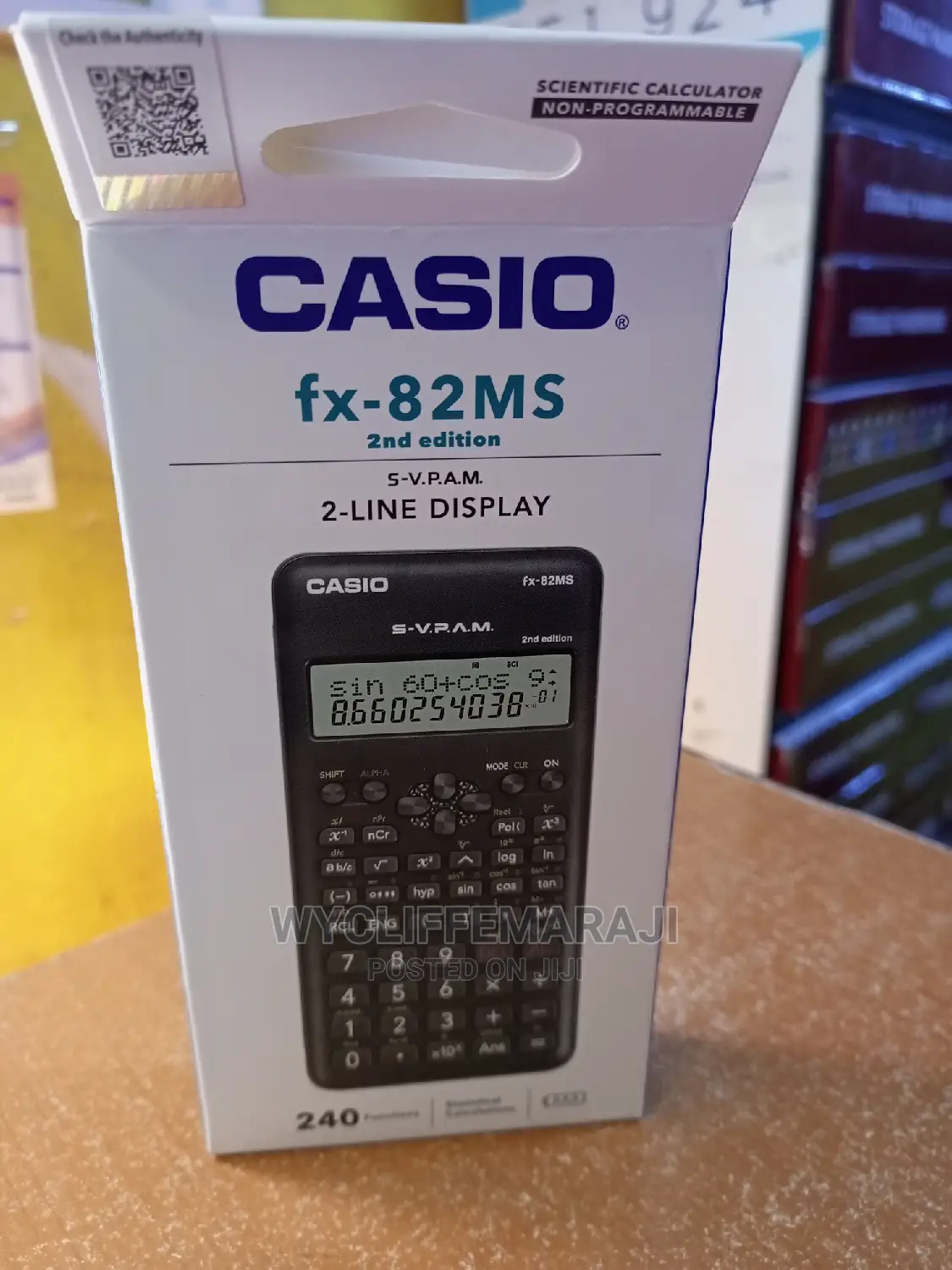 Casio Fx 82 Ms Scientific Calculator Second Edition