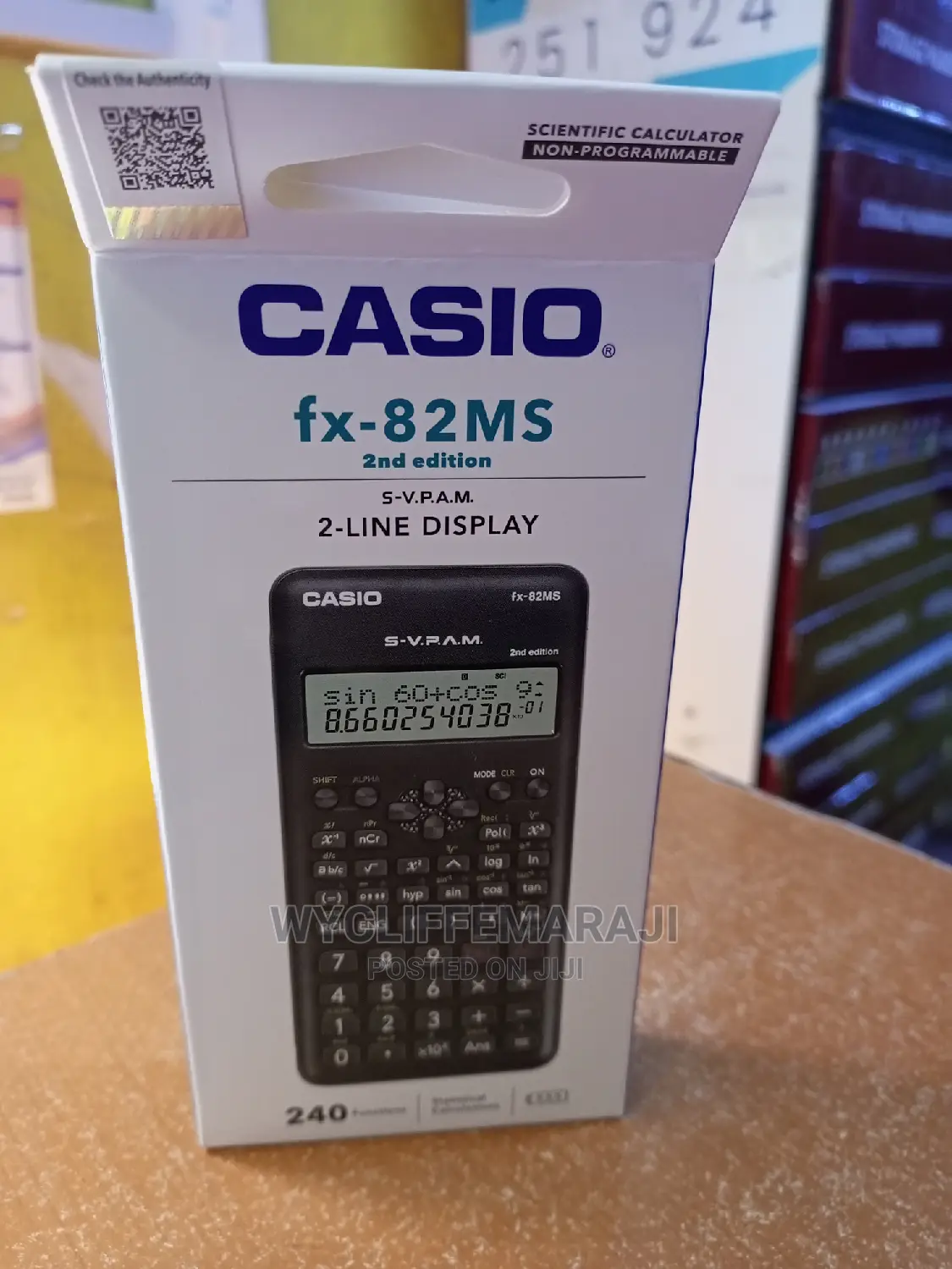 Casio Fx 82 Ms Scientific Calculator Second Edition