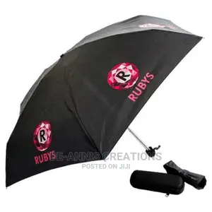 Black Branded Umbrellas