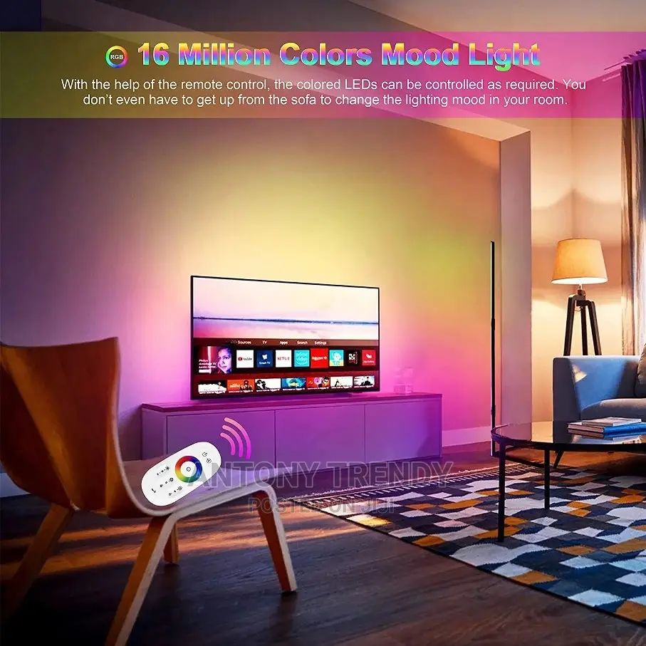Corner Lighting Color Changingmood Lights Dimmable LED Mode