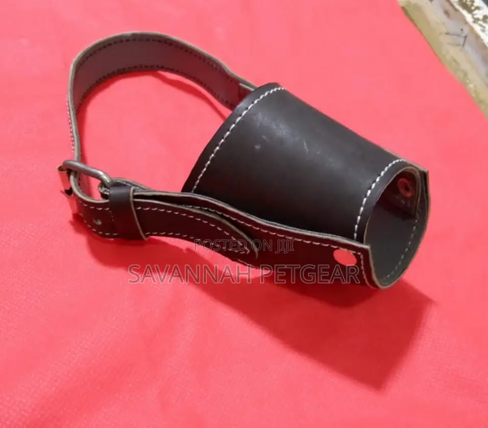 Small Leather Dog Muzzle Spitz Dog Muzzles