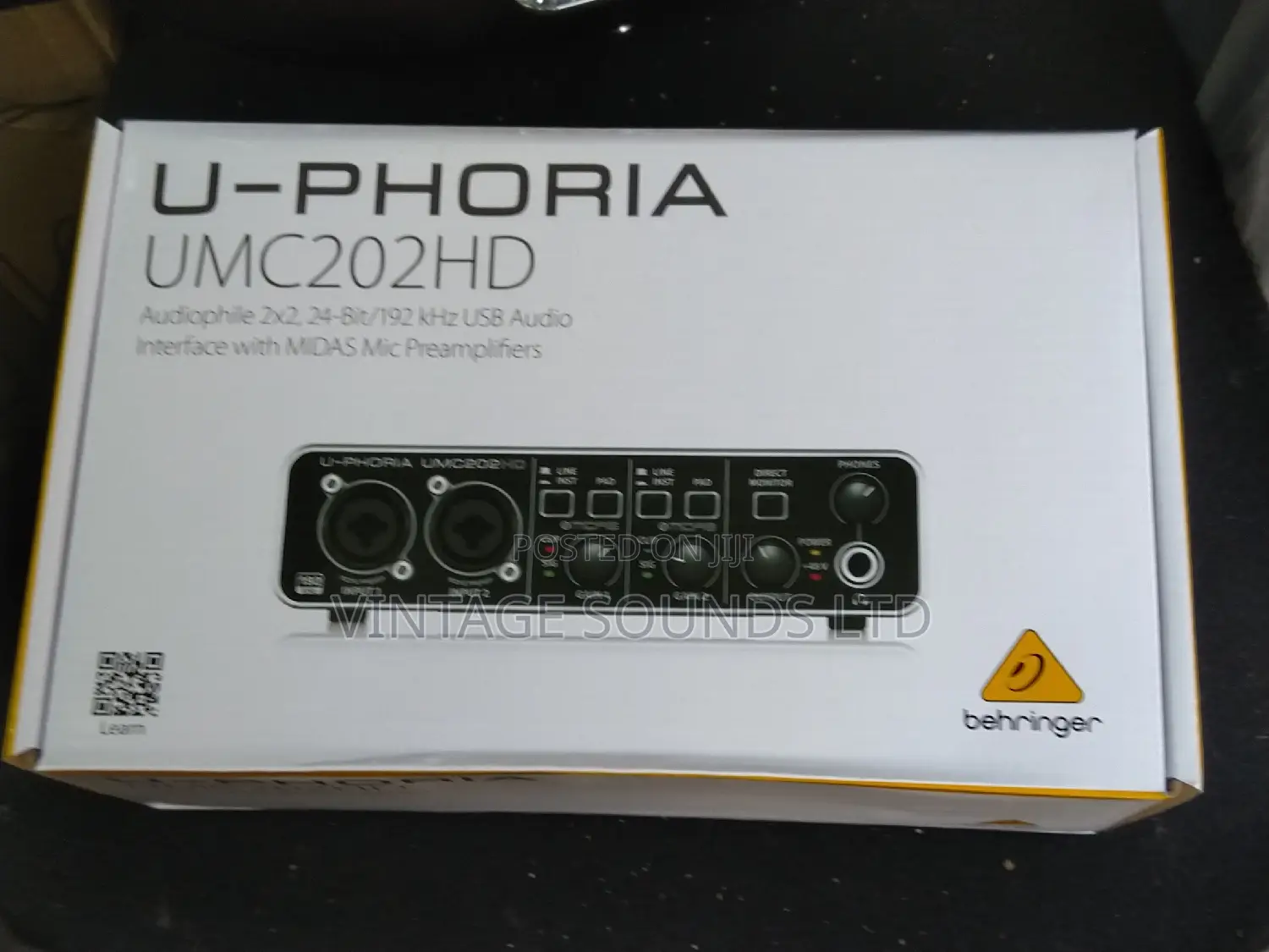2ch Behringer Umc202hd Studio Soundcard