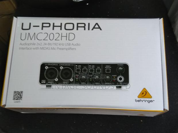 2ch Behringer Umc202hd Studio Soundcard - main view