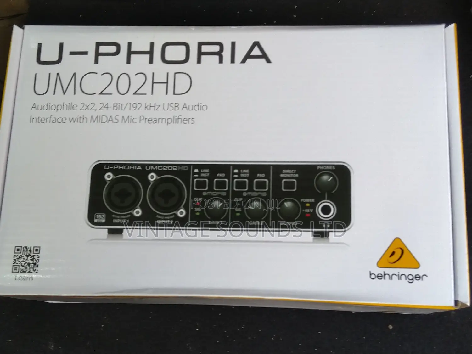 2ch Behringer Umc202hd Studio Soundcard