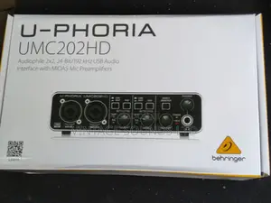 2ch Behringer Umc202hd Studio Soundcard