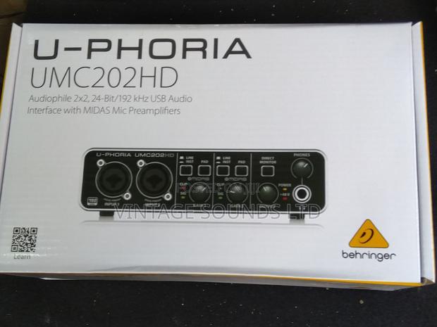 2ch Behringer Umc202hd Studio Soundcard - thumbnail 2