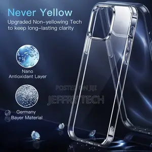 Crystal Clear Designed for iPhone 13 Pro Case, [Not Yellowin
