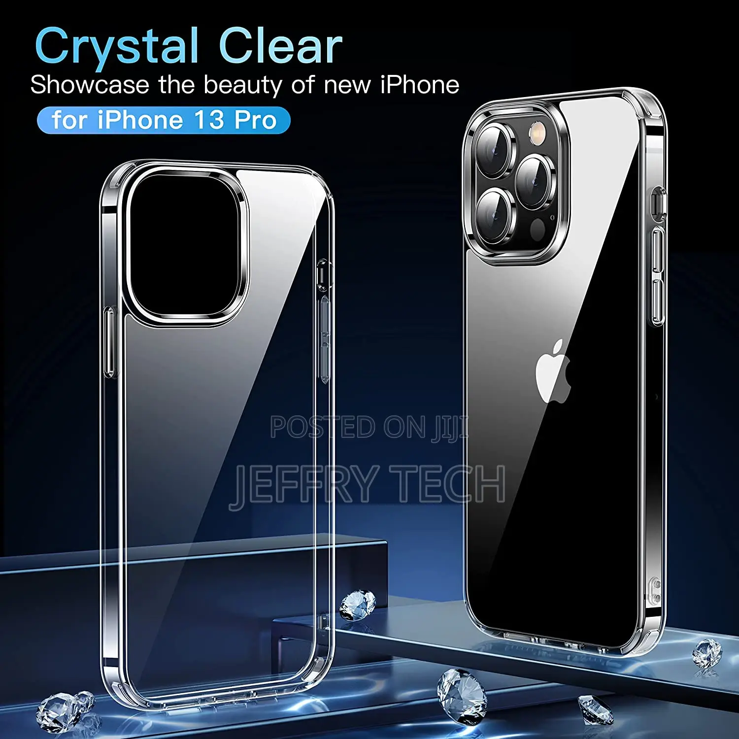 Crystal Clear Designed for iPhone 13 Pro Case, [Not Yellowin
